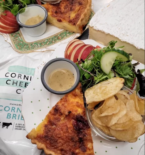 Delicious Cornish food in our cafe